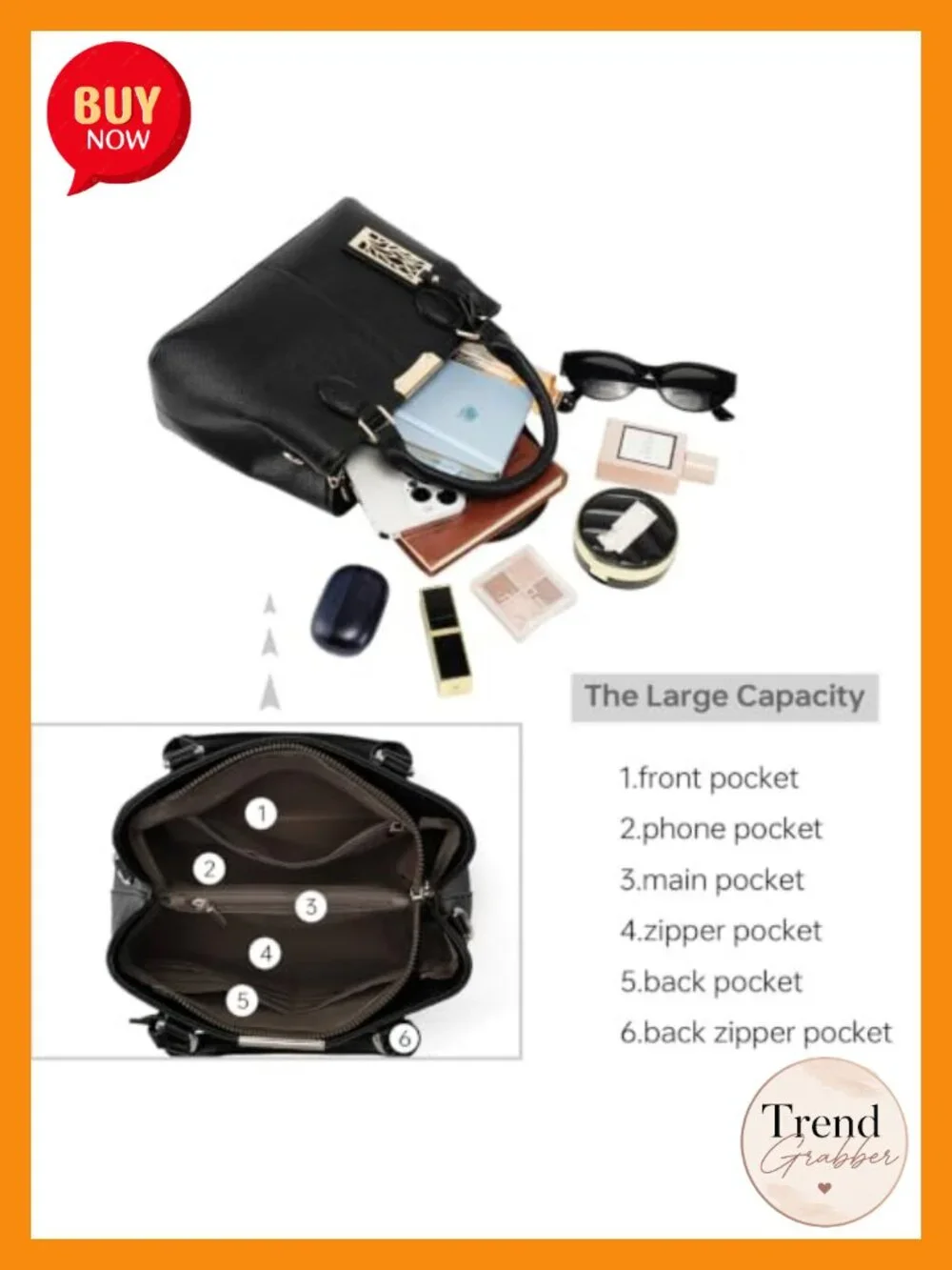 Small Faux Leather Satchel Handbag with Top Handle, Detachable Crossbody Strap